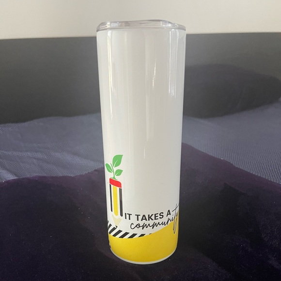 Mainstays Stainless Steel Double Wall Tumbler, white, 16 oz, water glass - Picture 2 of 7